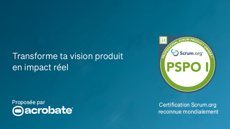 Professional Product Owner Certification (PSPO I)